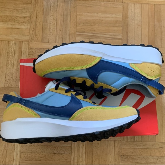 Size 11 - Nike Waffle One Blue Sanded Gold - Picture 2 of 6